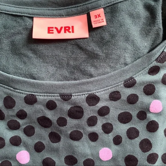 EVRI Puff Sleeve Sweatshirt - 3X - NWT - Picture 4 of 4